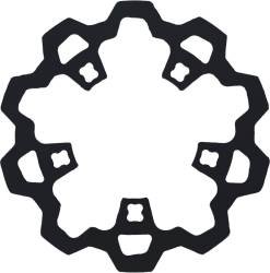 Lyndall Brakes - Lyndall Enforcer Brake Rotor - Black Front 11.8" Solid Mount - Image 1