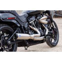 S&S Cycle - S&S Cycle Qualifier 2 Into 1 Stainless Exhaust M8 Softail - Image 1
