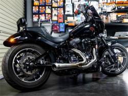 Bassani Xhaust - Bassani Xhaust Ripper 2 Into 1 Short Exhaust - Stainless - Softail Low Rider ST Sport Glide - Image 2