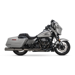 Vance & Hines - Vance & Hines 4.5 Inch Hi-Output Slip-On Mufflers - Dark Chrome - M8 Touring - Image 1