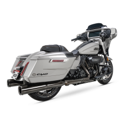 Vance & Hines - Vance & Hines 4.5 Inch Hi-Output Slip-On Mufflers - Dark Chrome - M8 Touring - Image 2