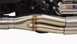Bassani Xhaust - Bassani Xhaust Road Rage III 2 Into 1 Mid-Length Exhaust - Stainless - Milwaukee Eight Touring - Image 3