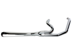 Bassani Xhaust - Bassani Xhaust Road Rage 2 Into 1 Long Megaphone Exhaust - Chrome/Black - 1991-2005 Dyna - Image 4