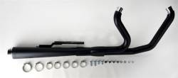 Bassani Xhaust - Bassani Xhaust Road Rage 2 Into 1 Long Exhaust - Black - Twin Cam Softail - Image 4