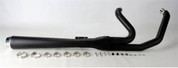 Bassani Xhaust - Bassani Xhaust Road Rage 2 Into 1 Long Exhaust - Black - Twin Cam Softail - Image 5