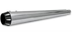 Bassani Xhaust - Bassani Xhaust Road Rage 2 Into 1 Long Exhaust - Chrome/Black - Twin Cam Softail - Image 2