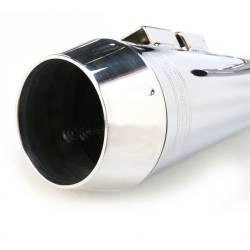 Bassani Xhaust - Bassani Xhaust Road Rage 2 Into 1 Short Exhaust - Chrome - 2006-2017 Dyna - Image 2
