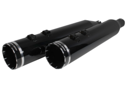 Khrome Werks 4.5 Inch HP-Plus Slip-On Mufflers - Obsidian with