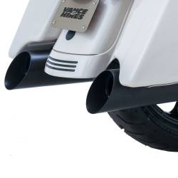 Vance & Hines - Vance & Hines 4.5 Inch Backslash 450 Slip-On Muffler - Black - M8 Touring - Image 4