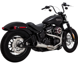Vance & Hines - Vance & Hines Upsweep PCX 2 into 1 Exhaust - Brushed - M8 Softail Street Bob Low Rider - Image 1