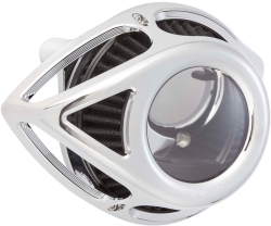 Arlen Ness - Arlen Ness Clear Tear Air Cleaner - Chrome - Milwaukee-8 - Image 1