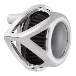 Arlen Ness - Arlen Ness Clear Tear Air Cleaner - Chrome - Milwaukee-8 - Image 2