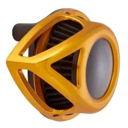 Arlen Ness - Arlen Ness Clear Tear Air Cleaner - Gold - Milwaukee-8 - Image 2