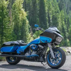 Arlen Ness - Arlen Ness Clear Tear Air Cleaner - Blue - Milwaukee-8 - Image 4
