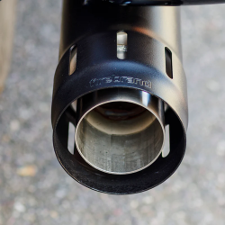 Firebrand - SPECIAL PURCHASE Firebrand Loose Cannon Slip-On Muffler - Black - Twin Cam - Image 3