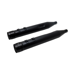 Firebrand - SPECIAL PURCHASE Firebrand Loose Cannon Slip-On Muffler - Black - Twin Cam - Image 2