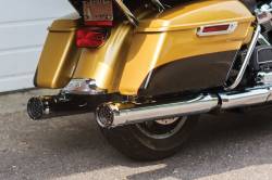 Firebrand - SPECIAL PURCHASE Firebrand Grand Prix Slip-On Muffler - Chrome - Twin Cam - Image 1