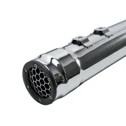 Firebrand - SPECIAL PURCHASE Firebrand Grand Prix Slip-On Muffler - Chrome - Twin Cam - Image 3