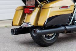 Firebrand - SPECIAL PURCHASE Firebrand Grand Prix Slip-On Muffler - Black - Twin Cam - Image 1