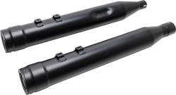 Firebrand - SPECIAL PURCHASE Firebrand Grand Prix Slip-On Muffler - Black - Twin Cam - Image 2