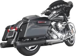 Firebrand - SPECIAL PURCHASE Firebrand Grand Prix Slip-On Muffler - Black - Twin Cam - Image 3