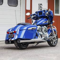 Firebrand - SPECIAL PURCHASE Firebrand Grand Prix Slip-On Muffler - Chrome - Indian Chieftain Challenger - Image 1