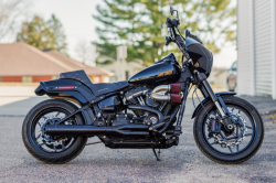 Firebrand - SPECIAL PURCHASE Firebrand Grand Prix 2 Into 1 Race Only Exhaust - Brushed Stainless Steel - M8 Softail - Image 2