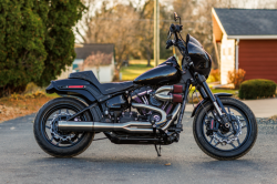 Firebrand - SPECIAL PURCHASE Firebrand Grand Prix 2 Into 1 Race Only Exhaust - Brushed Stainless Steel - M8 Softail - Image 2