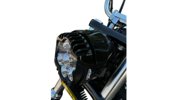 Custom Dynamics - Custom Dynamics Shark Demon Headlight Kit - Softail/Dyna/Sportster - Image 2
