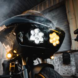 Custom Dynamics - Custom Dynamics Shark Demon Headlight & Fog Lamp Combo Kit - 2015-2023 Road Glide - Image 3