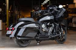 S&S Cycle - S&S 2 Into 1 Qualifier Full Length Exhaust System - Indian Challenger/Pursuit/Chieftain/Roadmaster - Guardian Black - Image 2