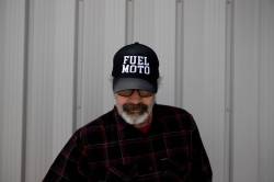 Fuel Moto - Fuel Moto Varsity Trucker Cap - Black Snapback - Image 3