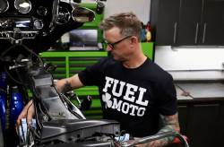 Fuel Moto - Fuel Moto Varsity T-Shirt - Image 1