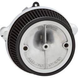Arlen Ness - Arlen Ness Big Sucker Stage 1 Air Cleaner Kit without Cover - Chrome - M8 Gen2 Touring & Softail - Image 1