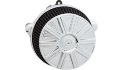 Arlen Ness - Arlen Ness Big Sucker Stage 1 Air Cleaner Kit with Cover - 10 Gauge Chrome - M8 Gen2 Touring & Softail - Image 2