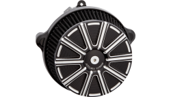Arlen Ness - Arlen Ness Big Sucker Stage 1 Air Cleaner Kit with Cover - 10 Gauge Black with Machined Accents - M8 Gen2 Touring & Softail - Image 2