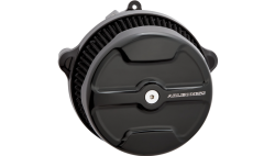 Arlen Ness - Arlen Ness Big Sucker Stage 1 Air Cleaner Kit with Cover - Knuckle Black - M8 Gen2 Touring & Softail - Image 1