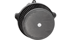 Arlen Ness - Arlen Ness Big Sucker Stage 1 Air Cleaner Kit with Cover - Carbon Black - M8 Gen2 Touring & Softail - Image 1