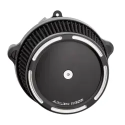 Arlen Ness - Arlen Ness Big Sucker Stage 1 Air Cleaner Kit with Cover - Slot Track Black - M8 Gen2 Touring & Softail - Image 2