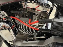 Fuel Moto - Fuel Moto Spark Plug Wires Red H-D Twin Cam Softail Dyna - Image 1