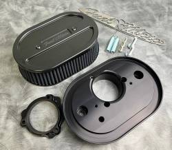 Fuel Moto - Fuel Moto BMF Oval Air Cleaner for 68mm TB - Gen 2 M8 Touring & Softail - Image 3