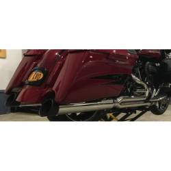 D&D - D&D Billet Cat 2 into 1 Chrome with Vortex Baffle M8 Touring - Image 4