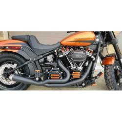D&D - D&D Abuelo Cat Upswept 2 into 1 Black M8 Softail - Image 2