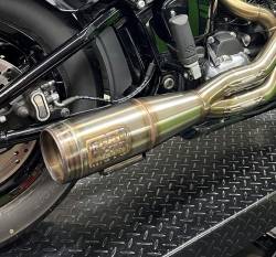 Fuel Moto - Fuel Moto Contender XL 2 Into 1 Exhaust Stainless Milwaukee-8 Softail - Image 1