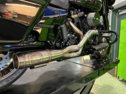 Fuel Moto - Fuel Moto Contender XLS  2 Into 1 Exhaust Stainless Twin Cam Touring 09-16 - Image 1