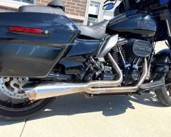 Jackpot - Jackpot Riot 2 Into 1 Brushed Stainless Milwaukee-8 FLH - Image 2